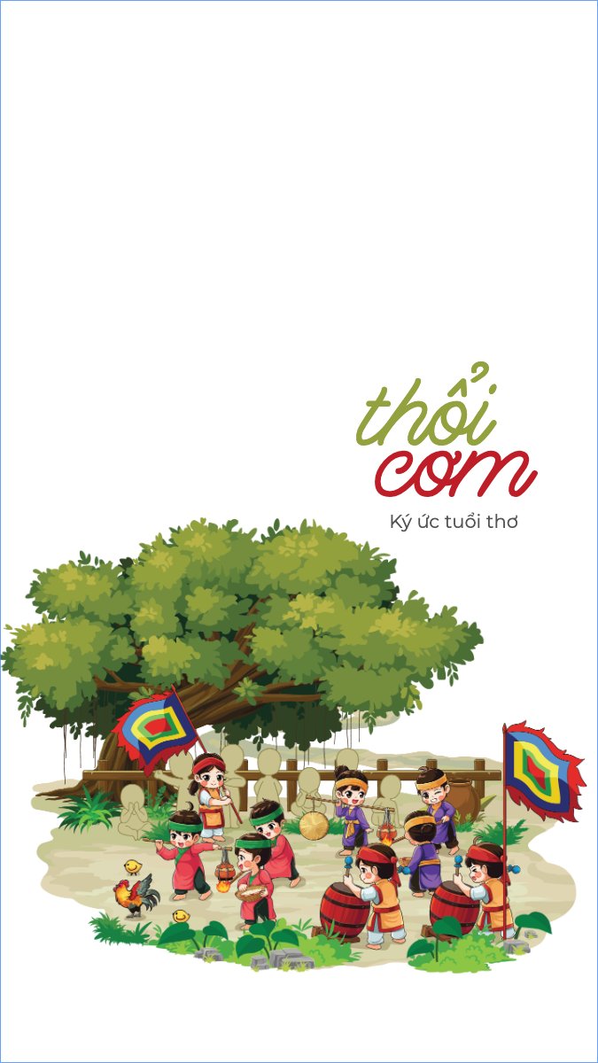 Thổi cơm, trò chơi dân gian, truyền thống, Việt Nam, traditional, dễ thương, cute, chibi, hoạt hình, cartoon