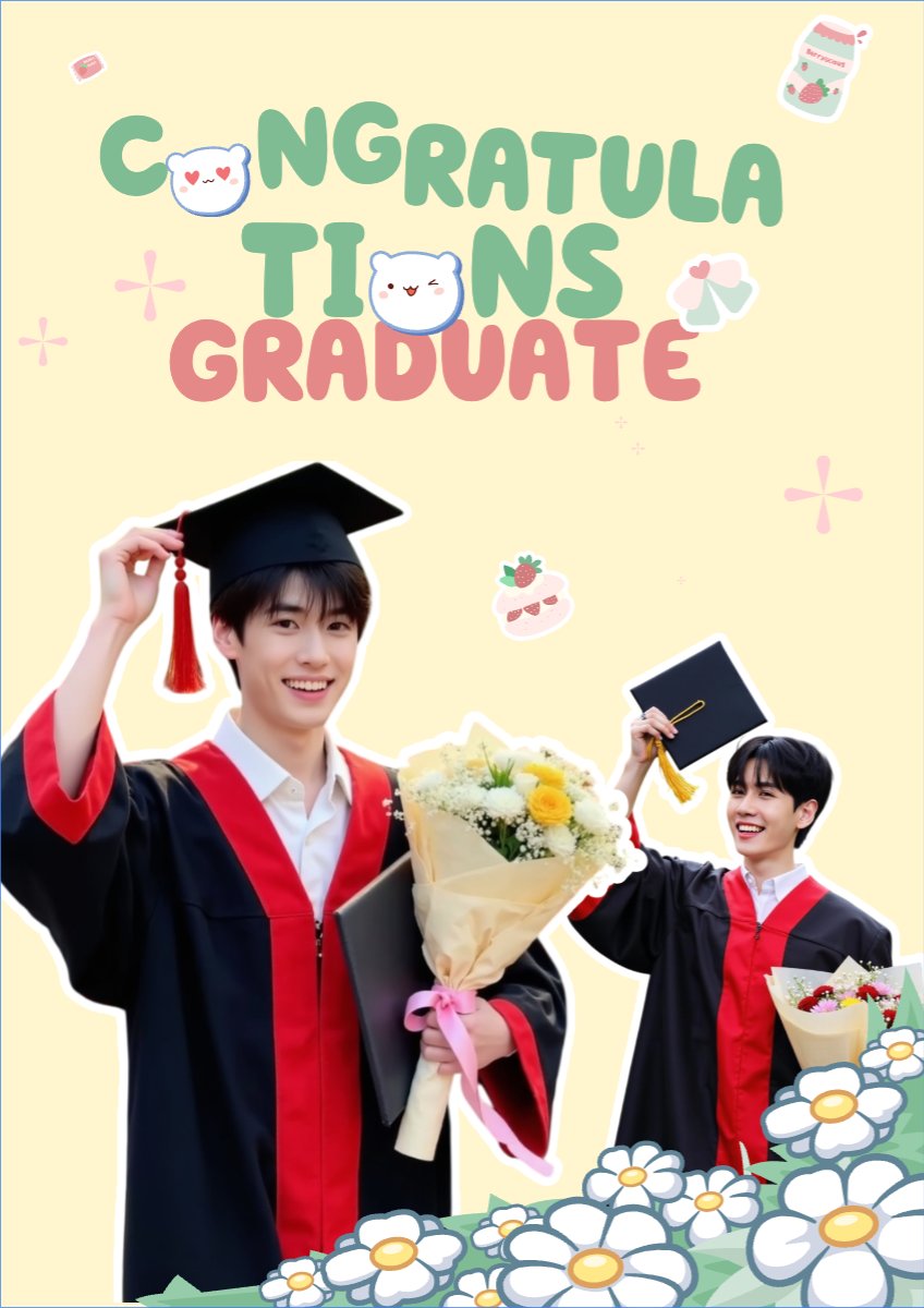 Mẫu Poster chuẩn Tốt nghiệp, kỉ yếu, Graduation, yearbook, sự kiện, event, chương trình, entertainment — LayerPic