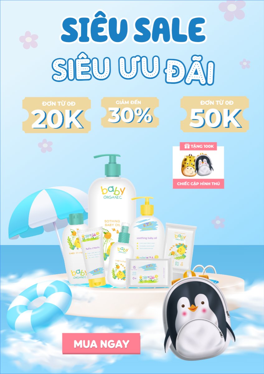 Mẫu Poster chuẩn Em bé, baby, trẻ em, kids, sự kiện, event, chương trình, sale, giải trí, entertainment — LayerPic