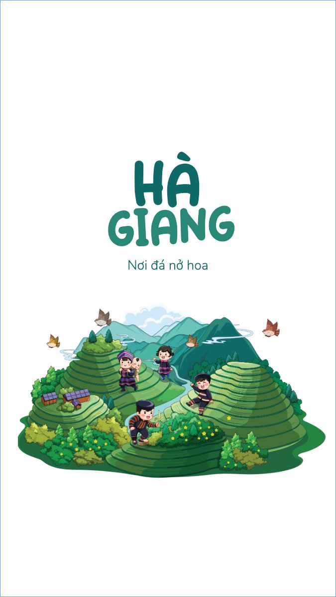 Mẫu Hình nền điện thoại Hà Giang, Việt Nam, địa danh, du lịch, travel, dễ thương, cute, chibi, hoạt hình, cartoon — LayerPic