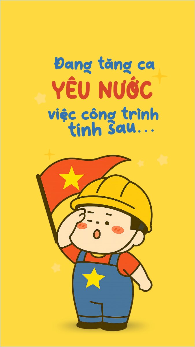 2/9, Quốc Khánh, lễ hội, Việt Nam, sự kiện, dễ thương, cute, chibi, hoạt hình, cartoon