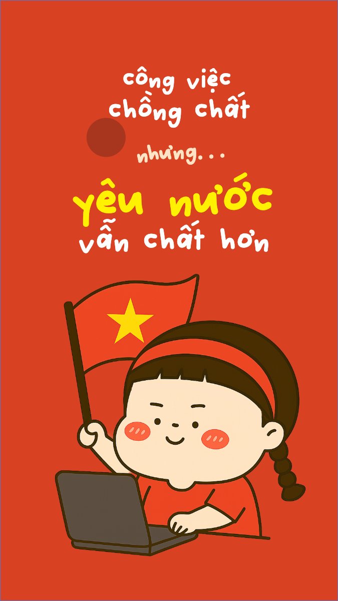 2/9, Quốc Khánh, lễ hội, Việt Nam, sự kiện, dễ thương, cute, chibi, hoạt hình, cartoon