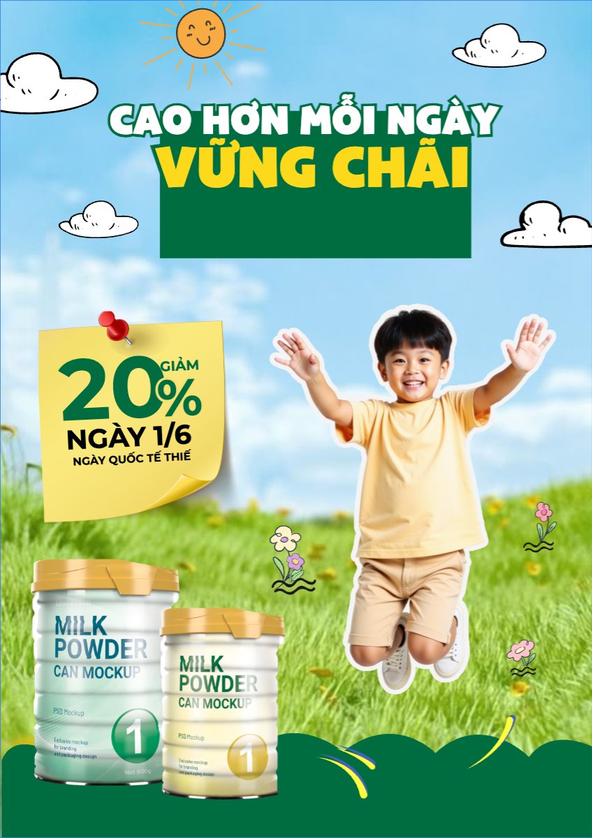 Mẫu Poster chuẩn Quốc tế thiếu nhi, trẻ em,1/6, International Children's Day, children , sự kiện, event, chương trình, sale, giải trí, entertainment — LayerPic