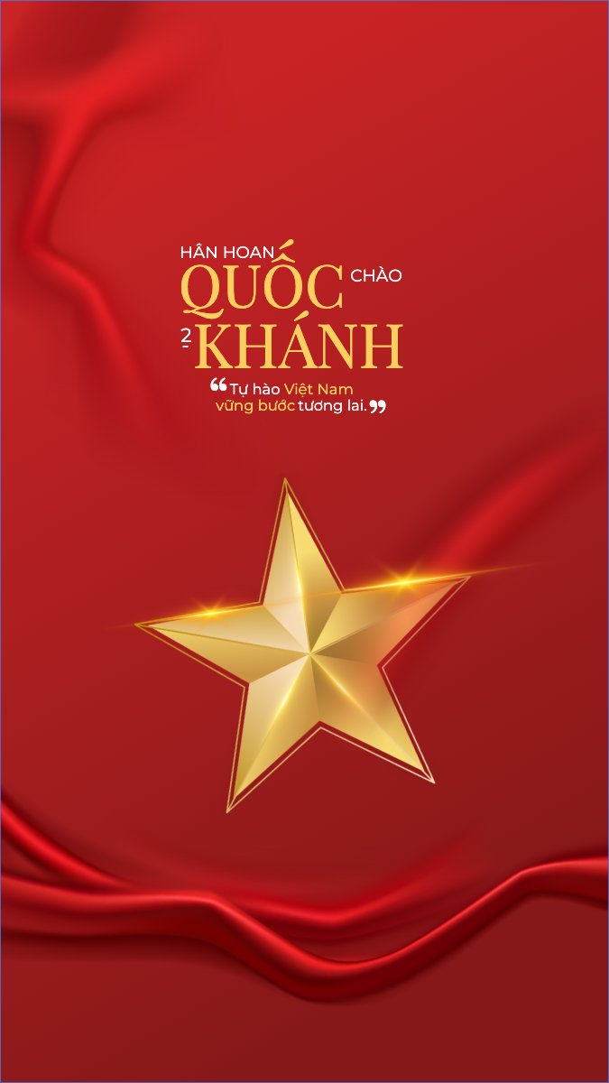 Mẫu Hình nền điện thoại 2/9, Quốc Khánh, lễ hội, Việt Nam, sự kiện, hiện đại, modern, sang trọng , đơn giản, simple — LayerPic