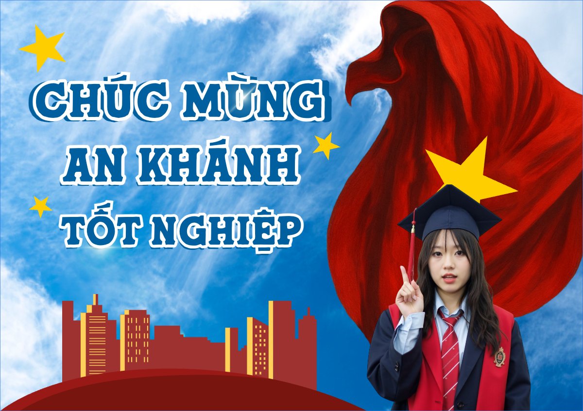 Mẫu Thiệp chúc mừng Tốt nghiệp, kỉ yếu, Graduation, hiện đại, sang trọng, modern, Việt Nam — LayerPic