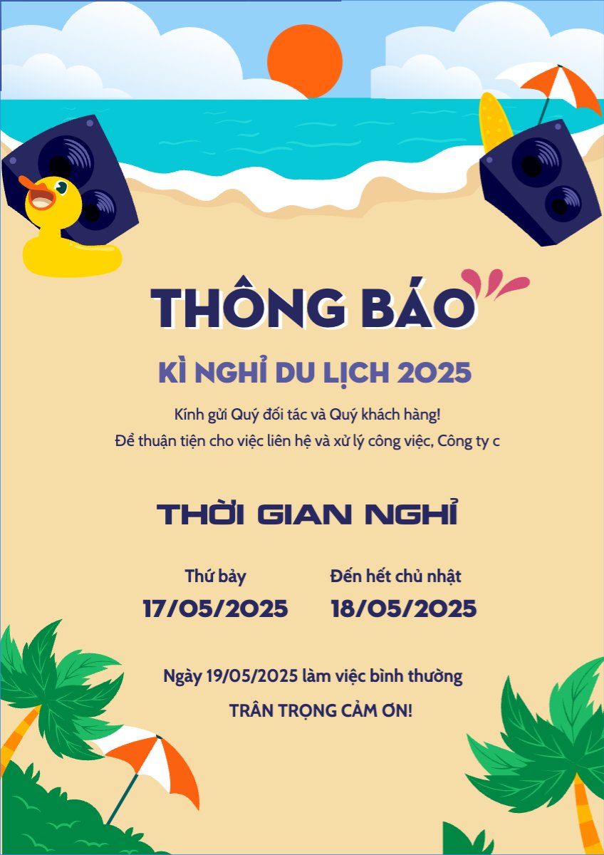 Mẫu Poster chuẩn Team building, mùa hè, summer,Du lịch, travel, tourism, trải nghiệm, khám phá — LayerPic