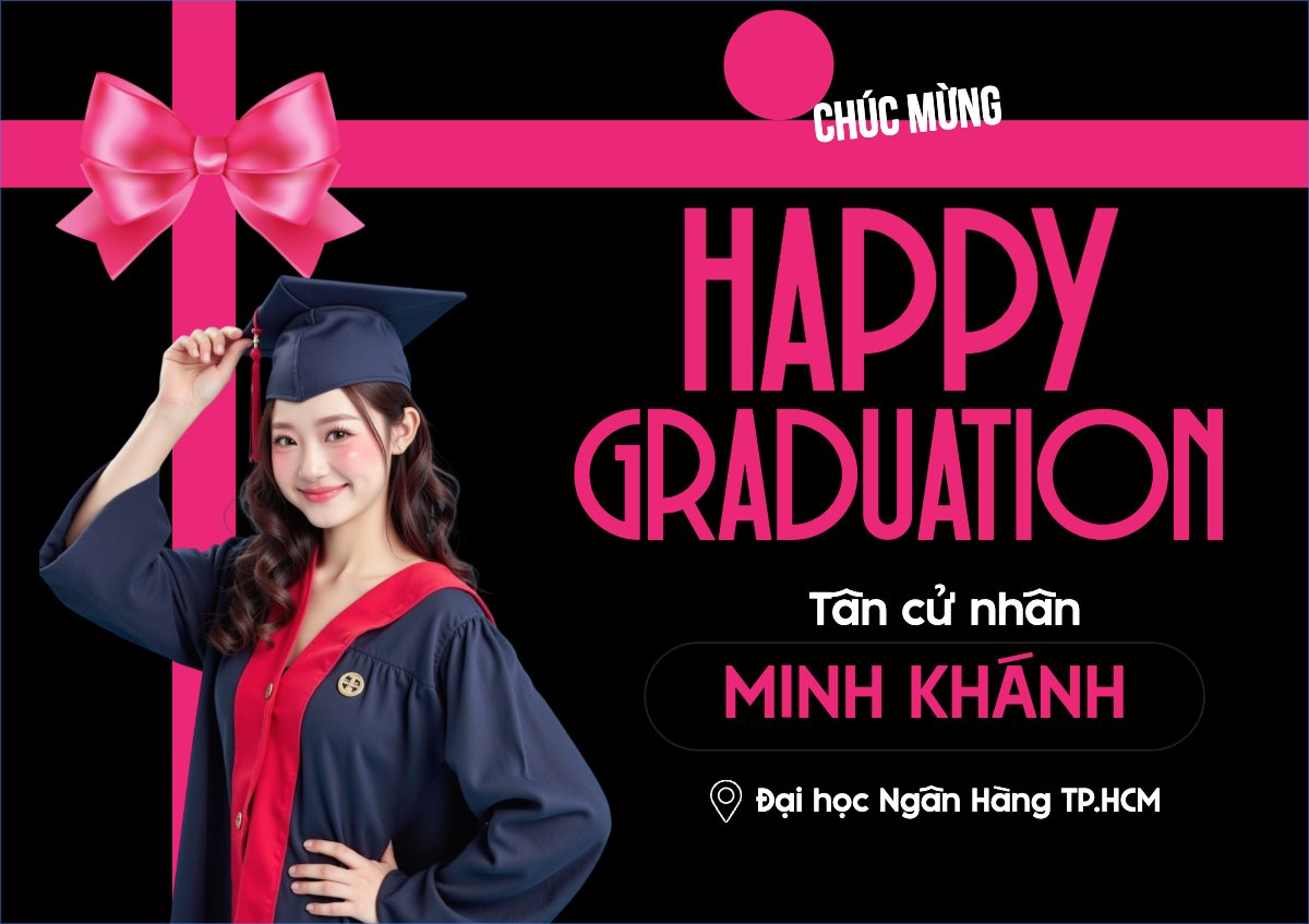 Mẫu Thiệp chúc mừng Tốt nghiệp, kỉ yếu, Graduation, yearbook, dễ thương, cute, chibi, hoạt hình, cartoon, squid game — LayerPic