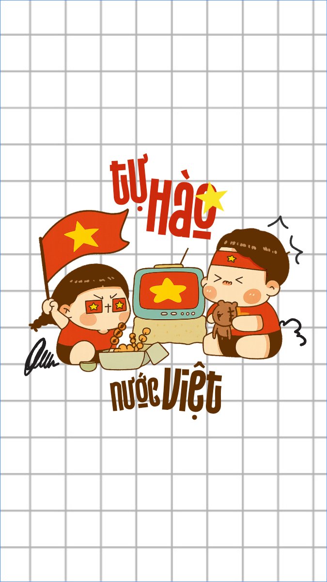 2/9, Quốc Khánh, lễ hội, Việt Nam, sự kiện, dễ thương, cute, chibi, hoạt hình, cartoon