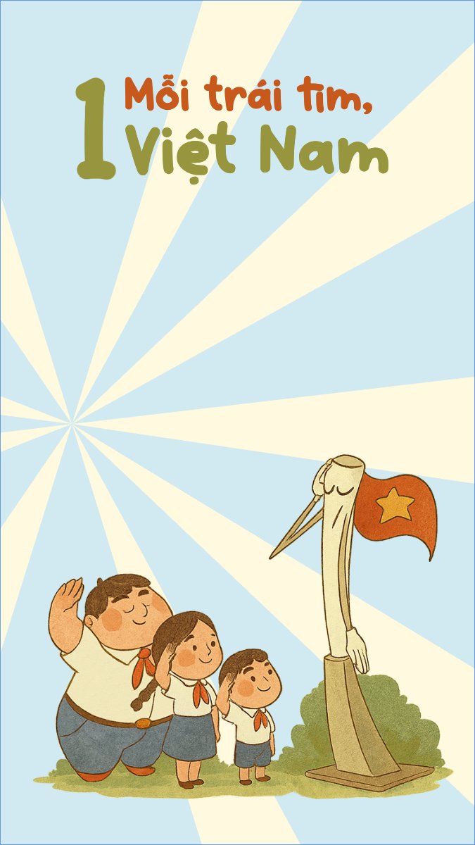 2/9, Quốc Khánh, lễ hội, Việt Nam, sự kiện, dễ thương, cute, chibi, hoạt hình, cartoon