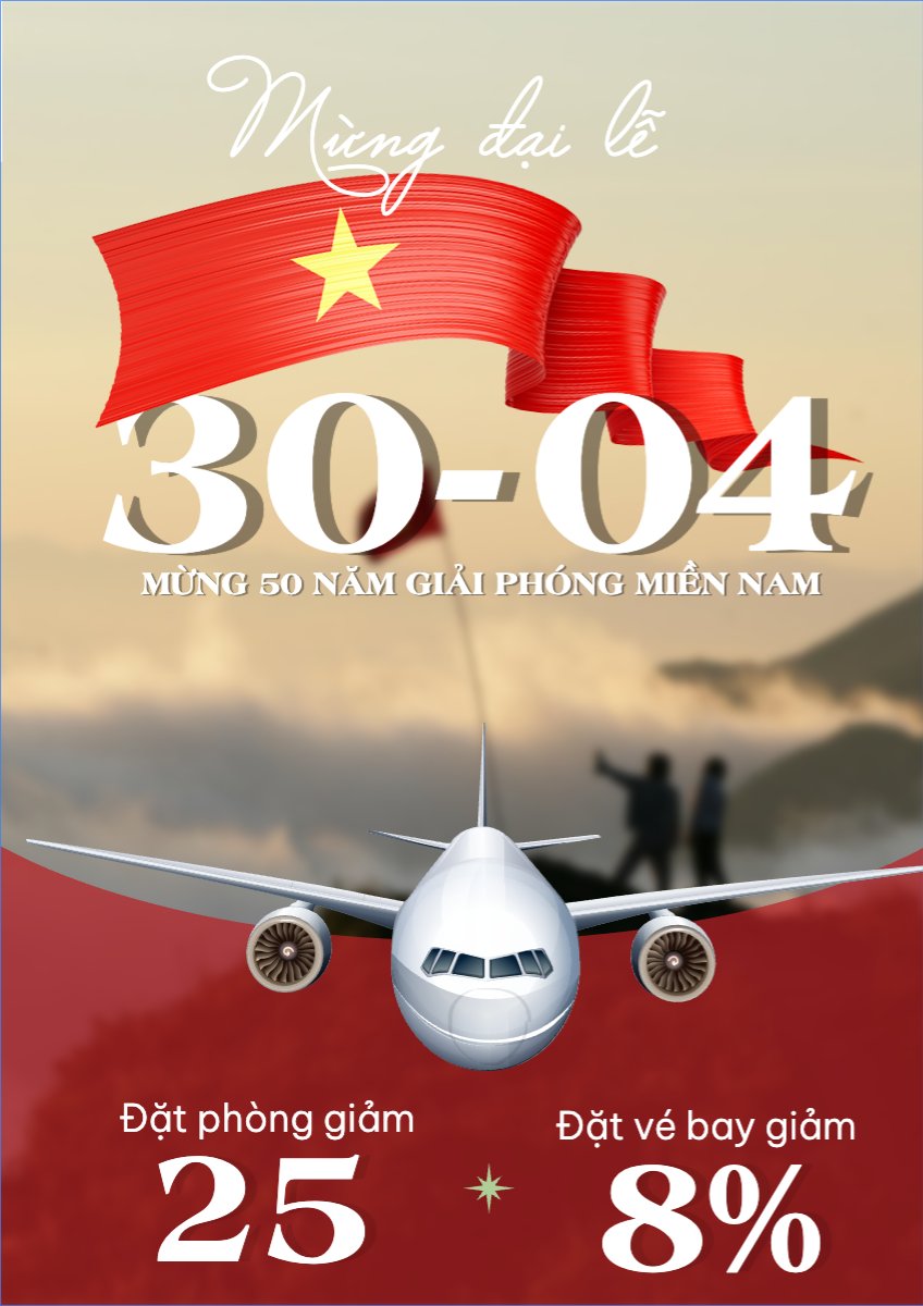 Mẫu Poster chuẩn 30/4-1/5, lễ, Việt Nam, truyền thống, Vietnamese, Du lịch, travel, lễ hội, tourism, trải nghiệm, khám phá — LayerPic