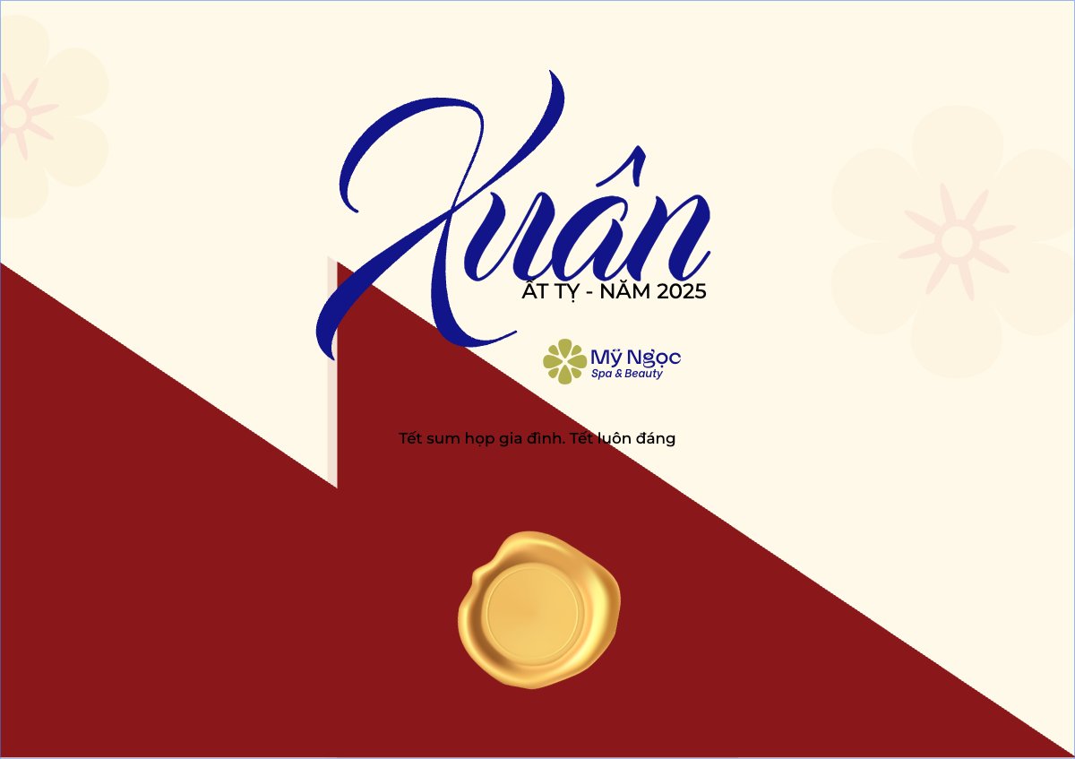 Mẫu Thiệp chúc mừng Tết, Xuân, truyền thống, đơn giản, cổ điển, hoa lá — LayerPic