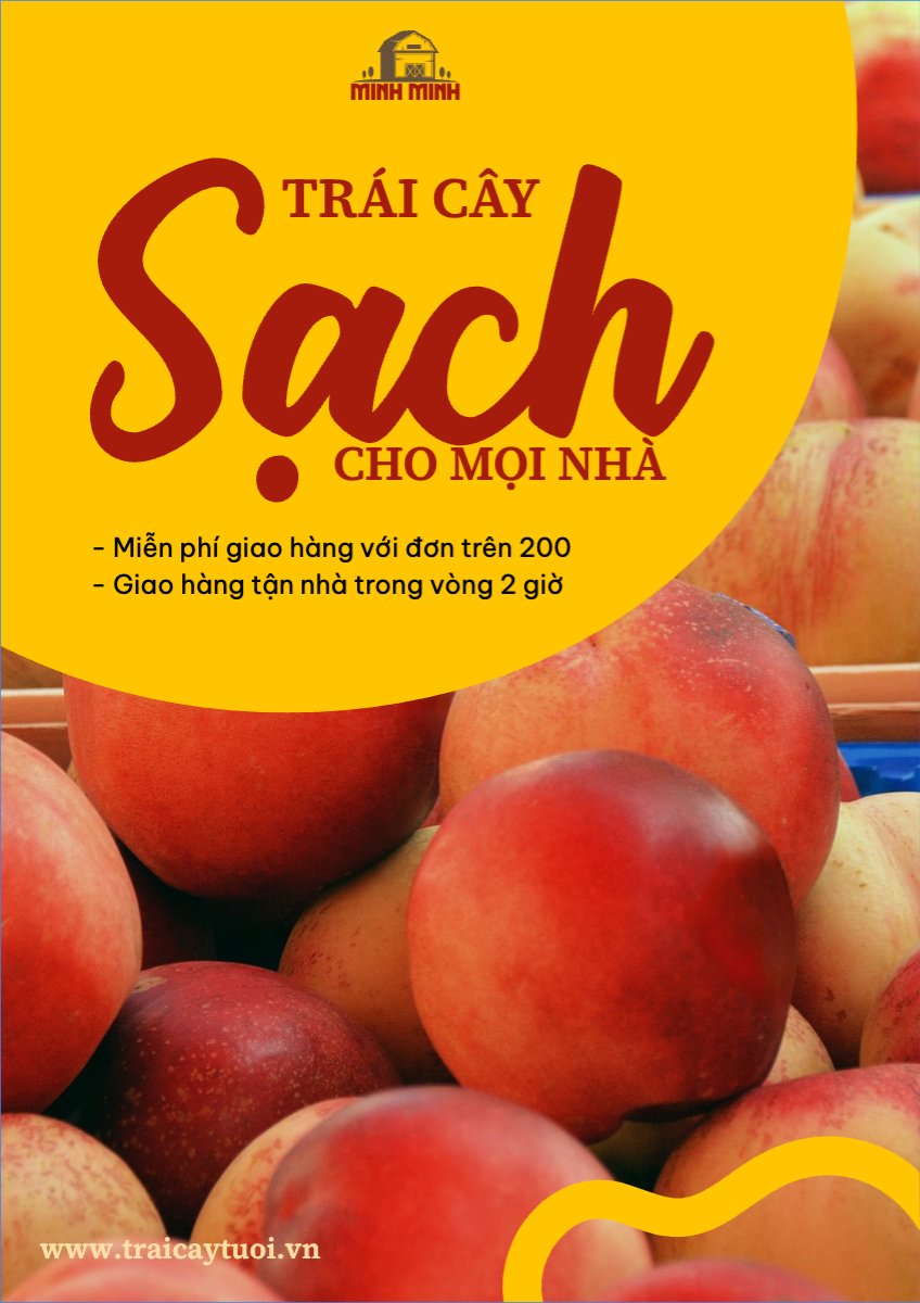Mẫu Poster chuẩn Nông sản, agricultural, farm, trái cây, fruit — LayerPic