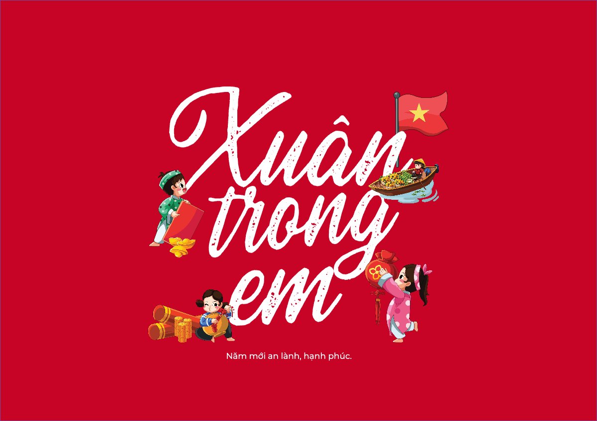 Tết, Xuân, dễ thương, cute, truyền thống, dân gian, thuần Việt