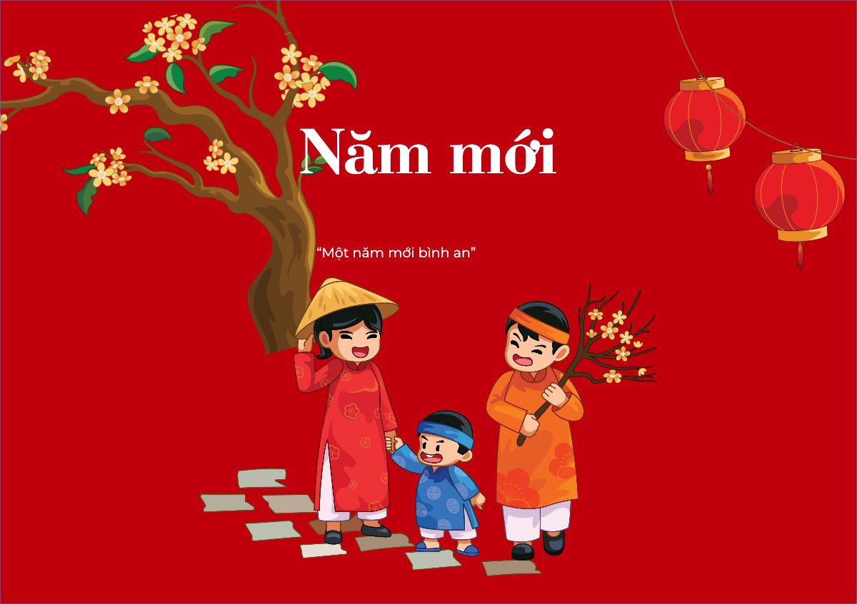 Tết, Xuân, dễ thương, cute, truyền thống, dân gian, thuần Việt
