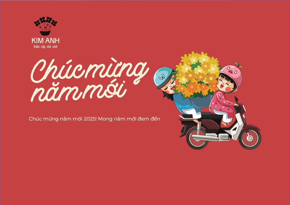 Mẫu Thiệp chúc mừng Tết, Xuân, dễ thương, cute, truyền thống, dân gian, thuần Việt — LayerPic