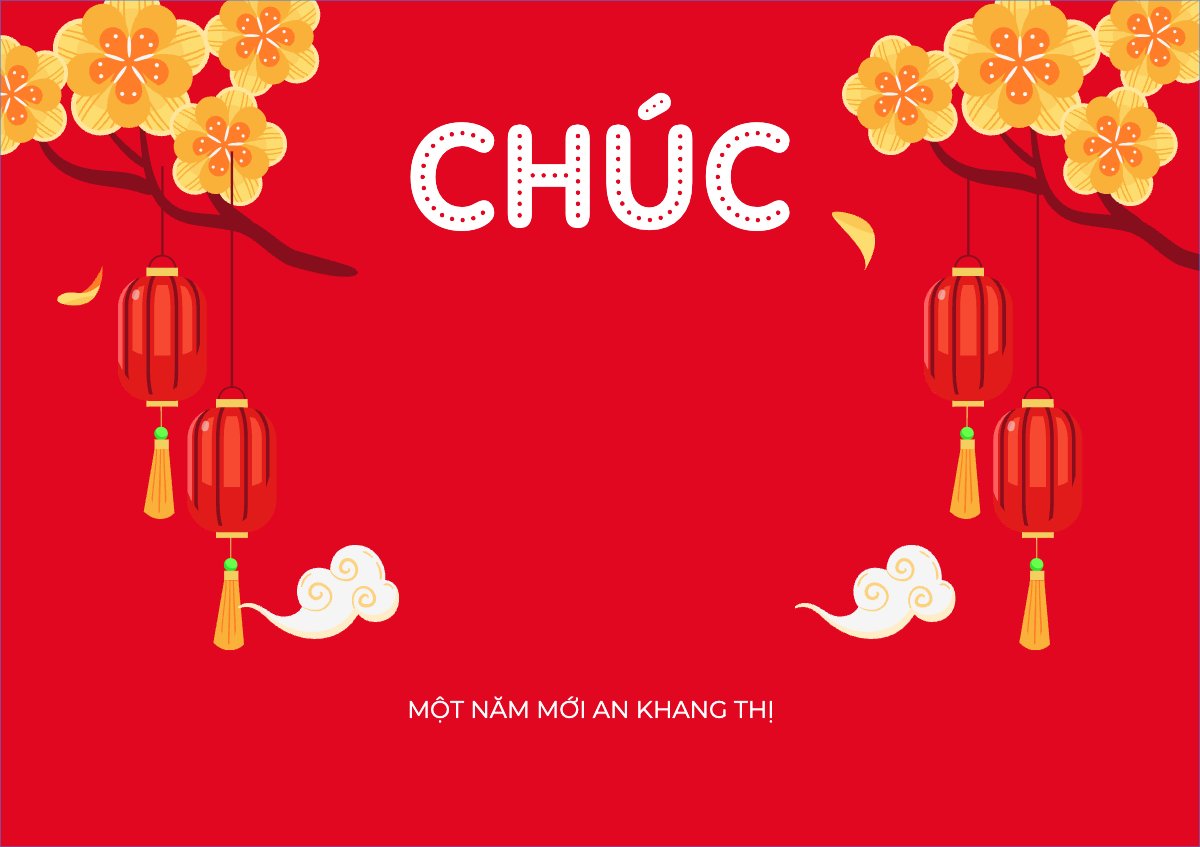 Mẫu Thiệp chúc mừng Tết, Xuân, Tet holiday, truyền thống, cổ điển, hoa lá — LayerPic