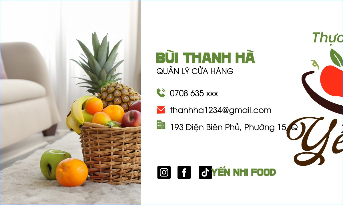 Mẫu Danh thiếp Nông sản, agricultural, farm, vegetable, rau củ — LayerPic