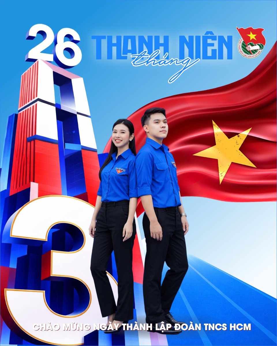 Mẫu Bài post MXH dọc Tháng thanh niên — LayerPic