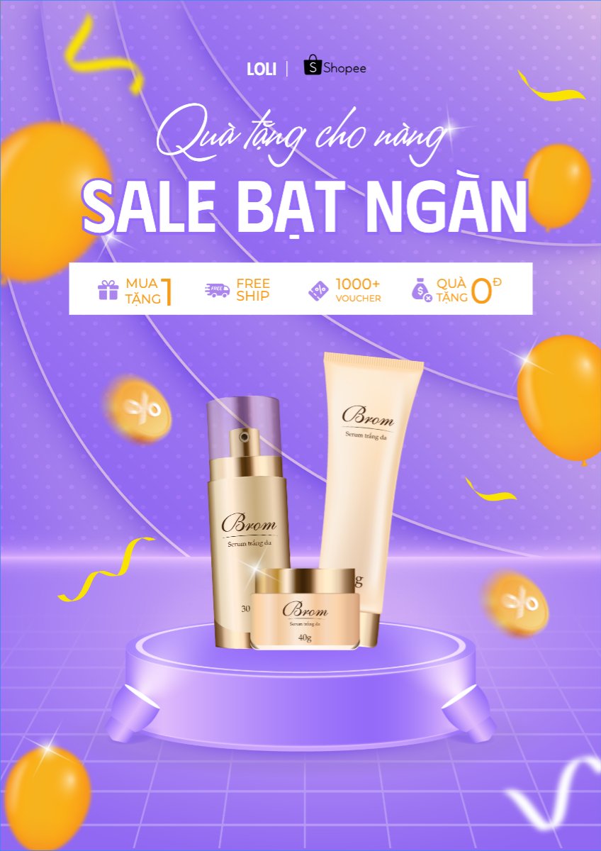 Mẫu Poster chuẩn Mua sắm, giảm giá, sale, spa, beauty, làm đẹp, thẩm mỹ, văn phòng, office — LayerPic