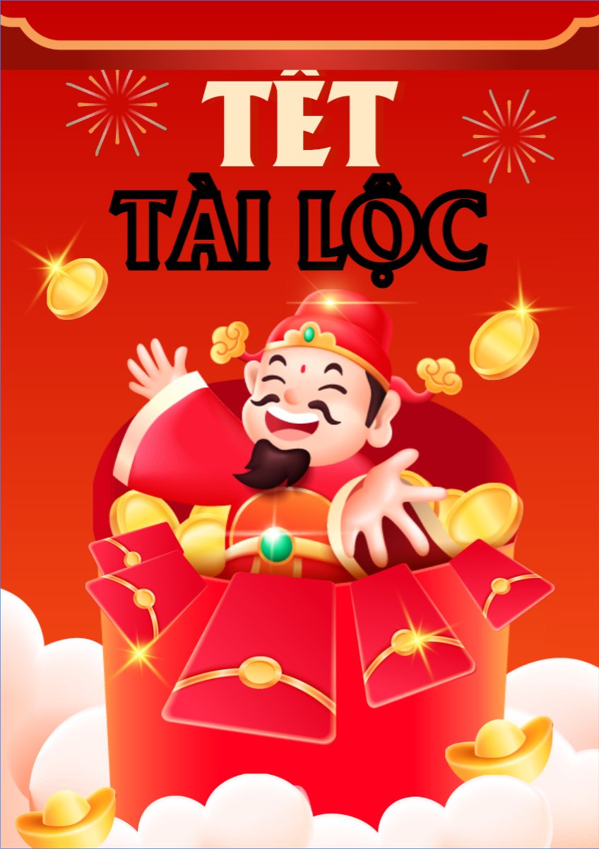 Mẫu Poster chuẩn Tết, Tết 2025, Xuân, Xuân 2025, Xuân Ất Tỵ, Sự kiện, event — LayerPic