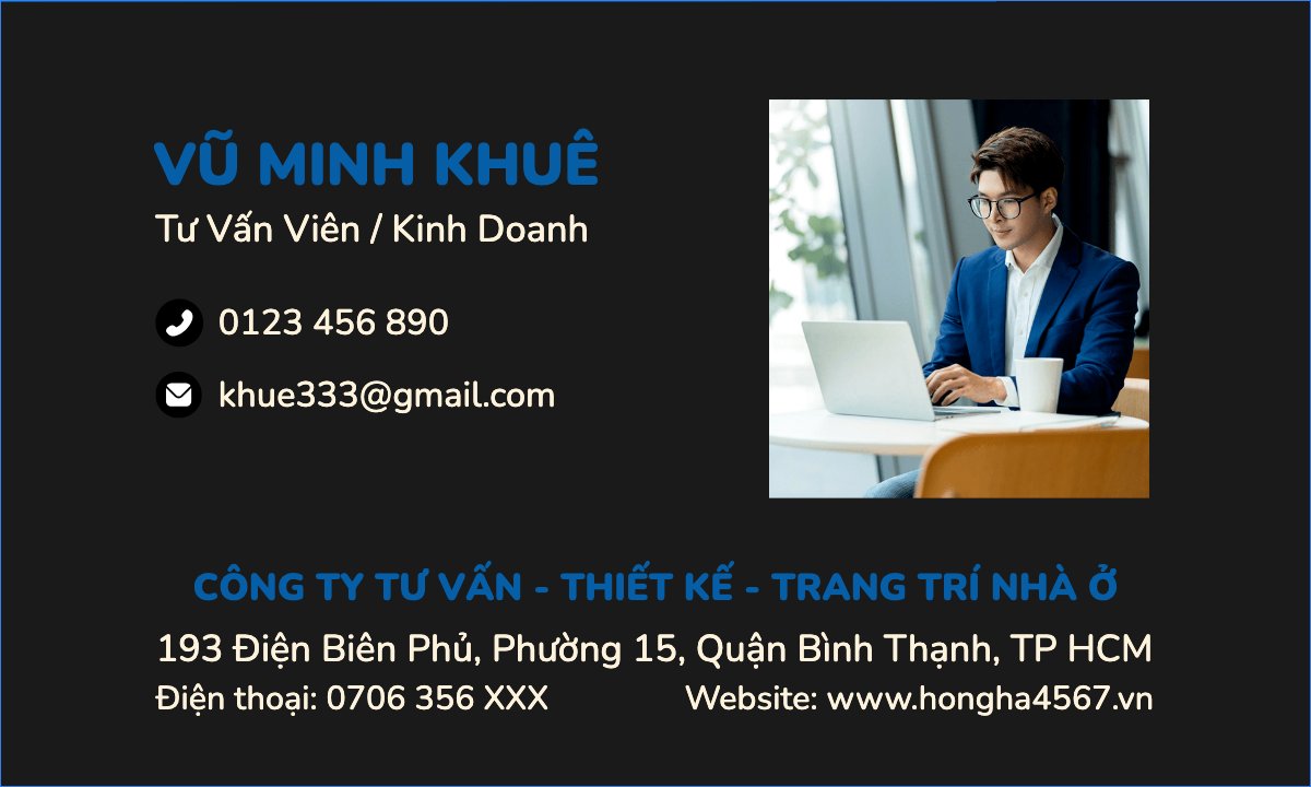 Mẫu Danh thiếp Xây dựng, build, nội thất, bất động sản, interior, real estate, doanh nhân — LayerPic