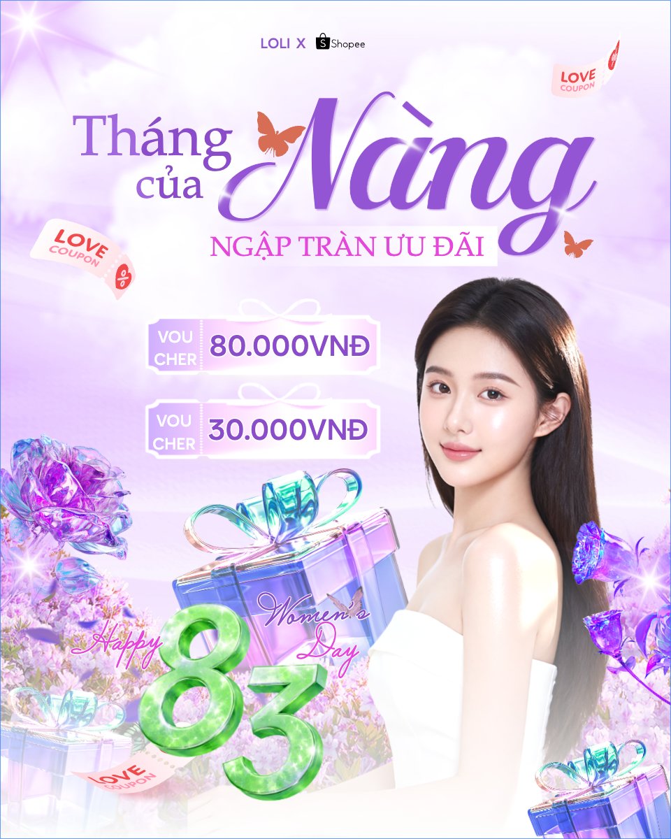 Tháng của nàng ngập tràn ưu đãi
