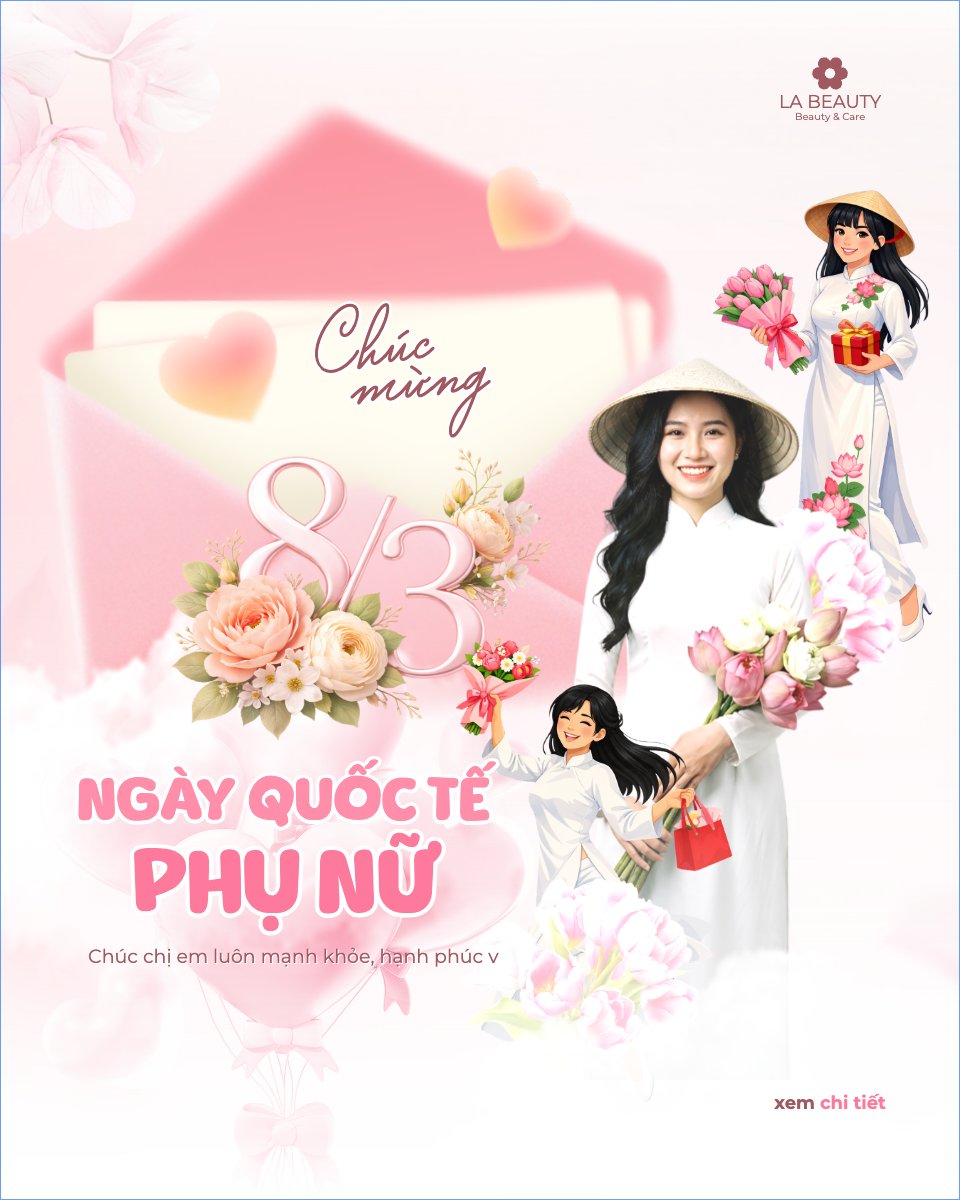 Chúc mừng ngày Quốc tế phụ nữ 8/3