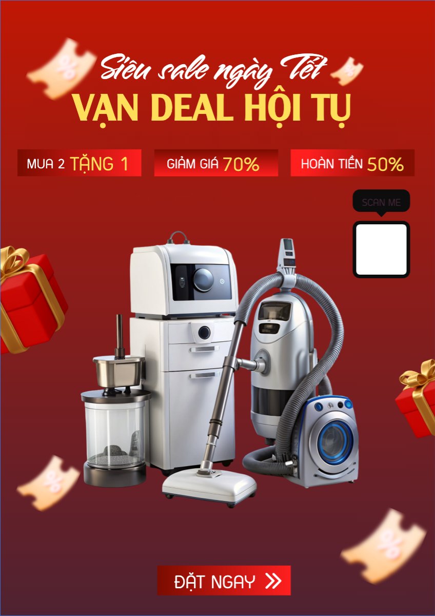 Mẫu Poster chuẩn Tết, Xuân, Ất tỵ, năm 2025, 2025, công nghệ, technology, điện tử, electronic — LayerPic