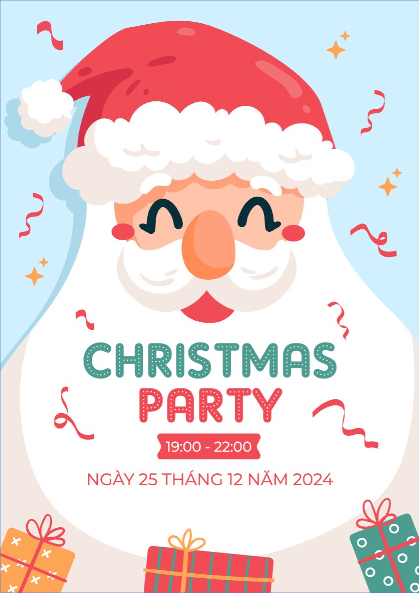 Mẫu Poster chuẩn Giáng sinh, Christmas, Noel, 25/12, sự kiện, event, party, âm nhạc, music — LayerPic