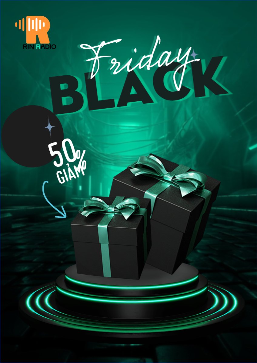 Mẫu Poster chuẩn Black Friday, sự kiện, event, chương trình, sale, thứ 6 đen tối — LayerPic