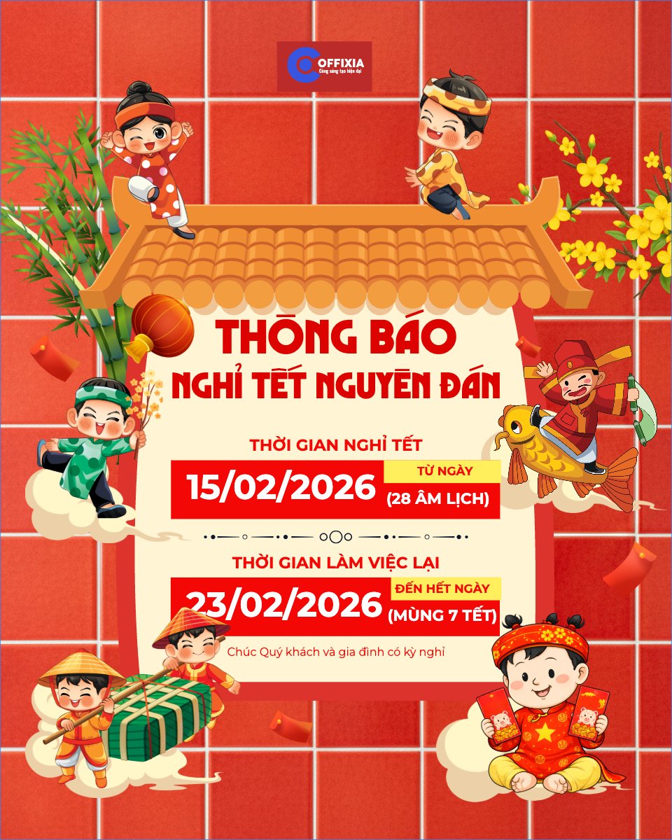 Mẫu Bài post MXH dọc Thông báo nghỉ tết Nguyên Đán — LayerPic