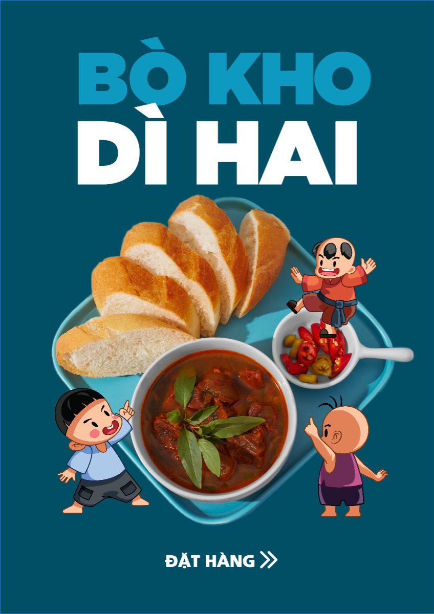 Mẫu Poster chuẩn Đồ ăn, food, thực phẩm, ẩm thực, món ăn, F&B, nhà hàng, thức ăn — LayerPic