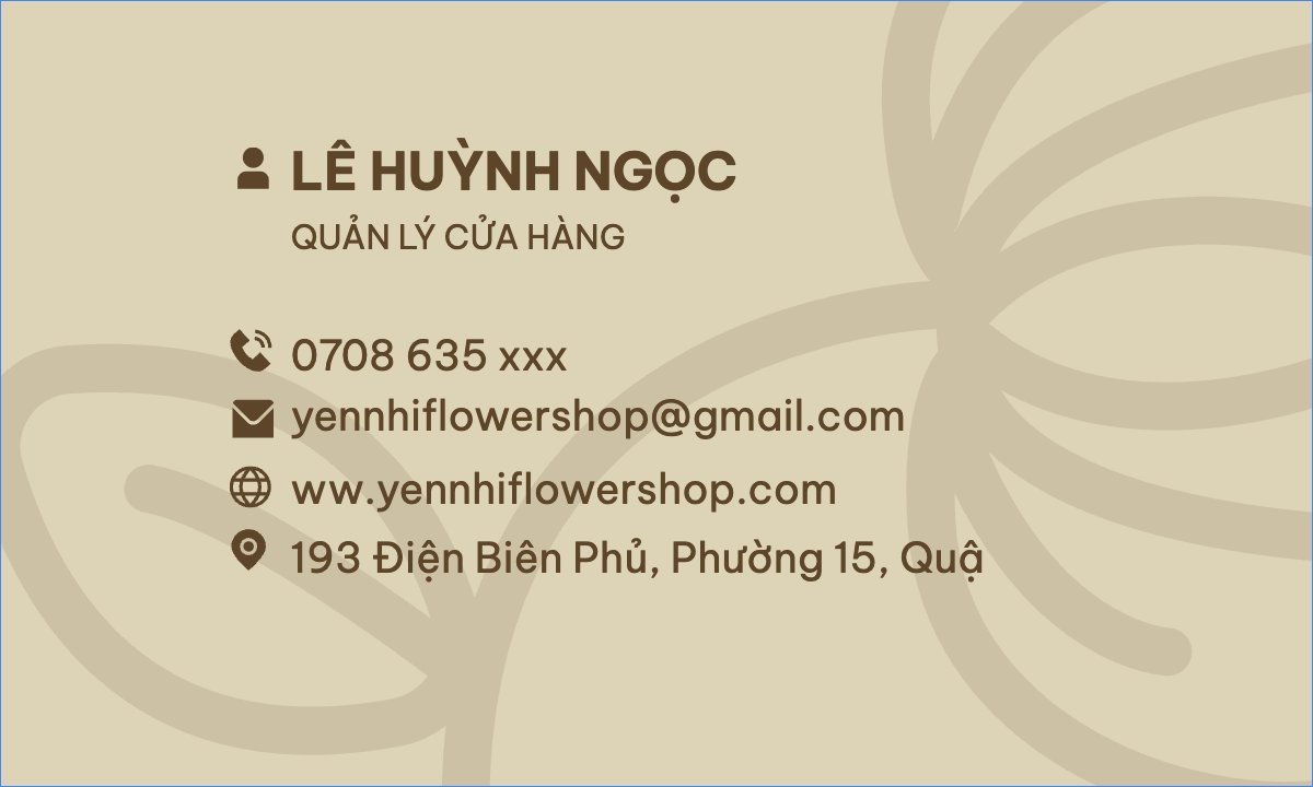 Mẫu Danh thiếp Nông sản, agricultural, farm, flower shop, tiệm hoa — LayerPic