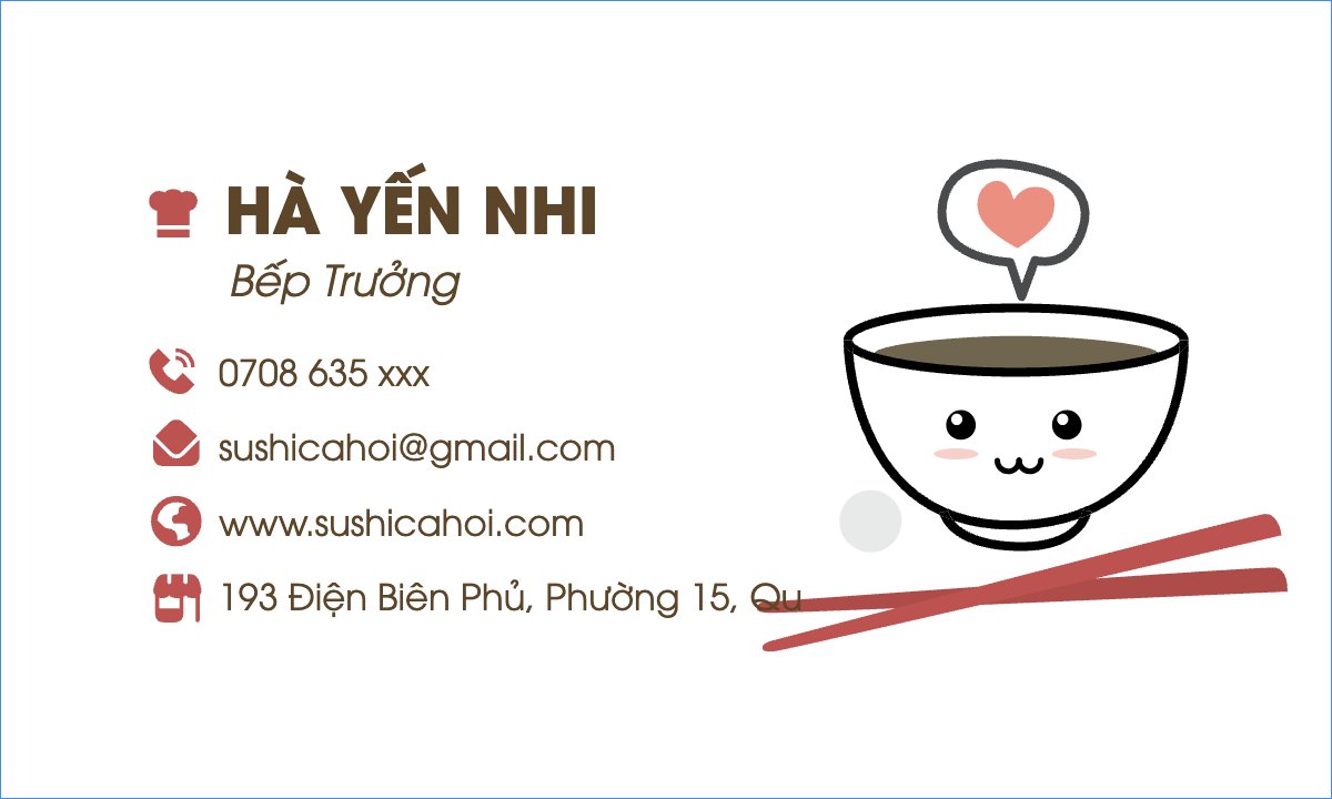 Mẫu Danh thiếp Đồ ăn, food, thực phẩm, ẩm thực, món ăn, F&B, nhà hàng, thức ăn — LayerPic