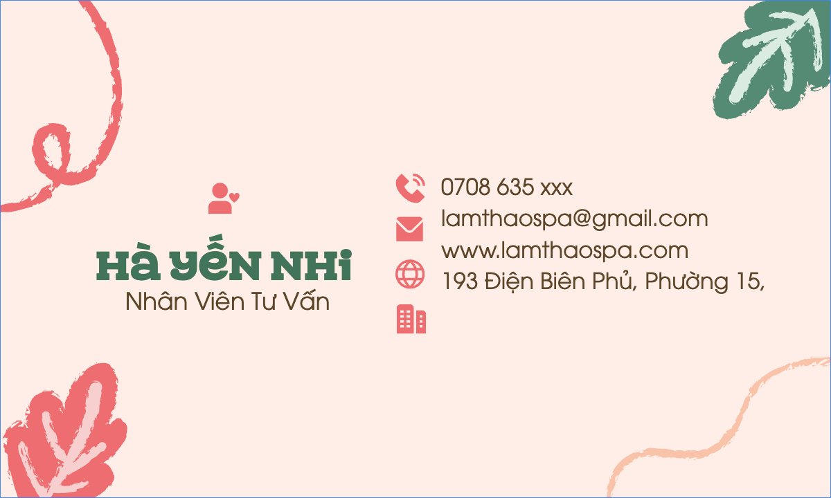 Mẫu Danh thiếp Spa, beauty, làm đẹp, thẩm mỹ, mỹ phẩm, cosmetic — LayerPic