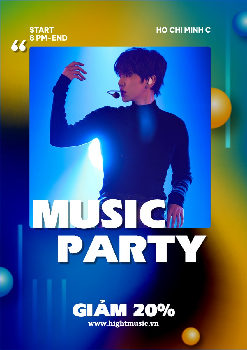 Mẫu Poster chuẩn Sự kiện, event, chương trình, sale, giải trí, entertainment, party — LayerPic