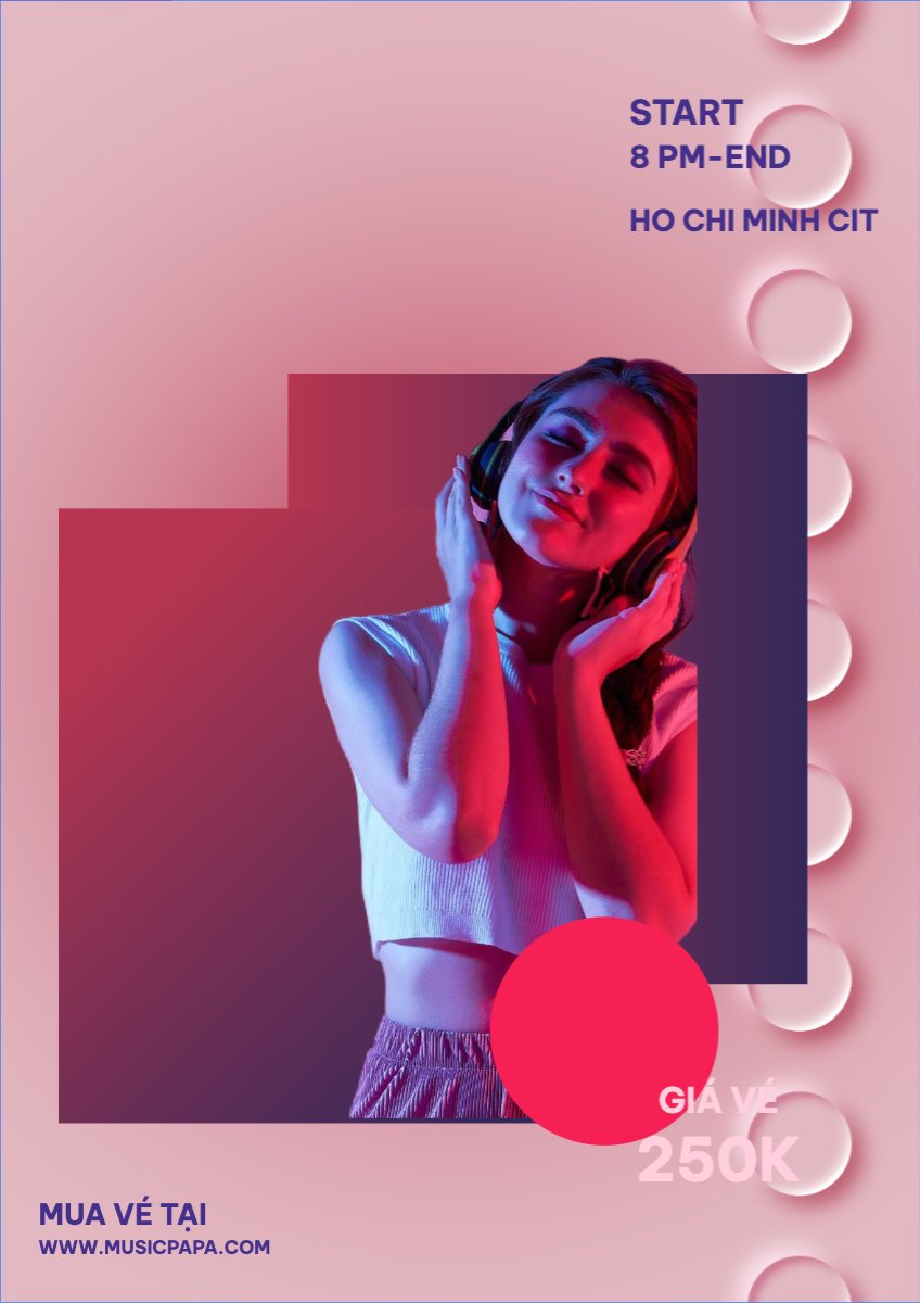 Mẫu Poster chuẩn Sự kiện, event, chương trình, sale, giải trí, entertainment, party — LayerPic