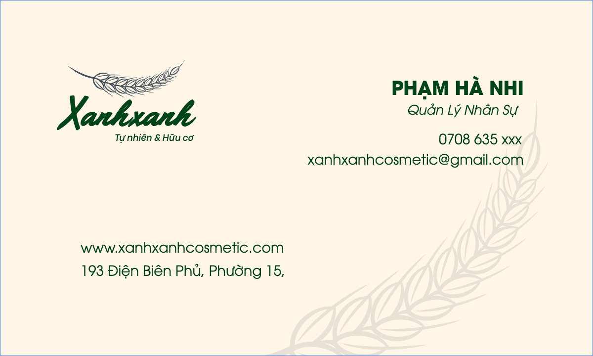 Mẫu Danh thiếp Nông sản, agricultural, farm, oragnic, hữu cơ — LayerPic