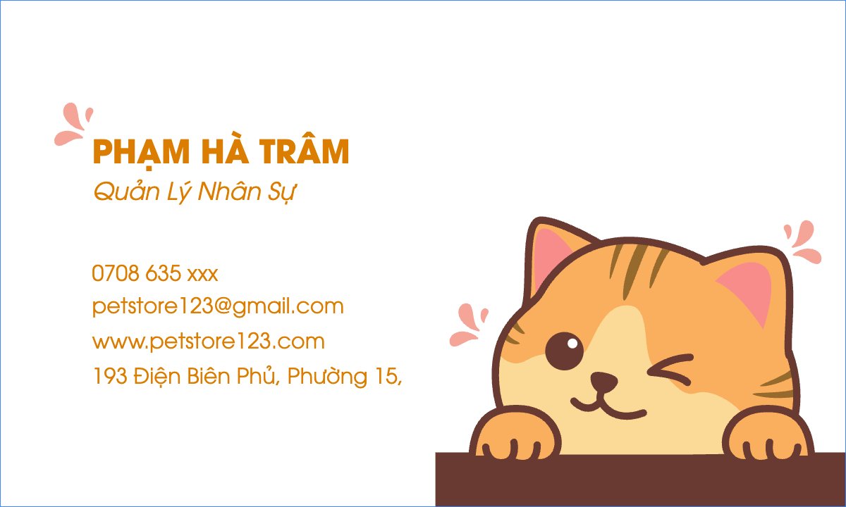 Mẫu Danh thiếp Pet, thú cưng, thú nuôi, động vật, animal — LayerPic