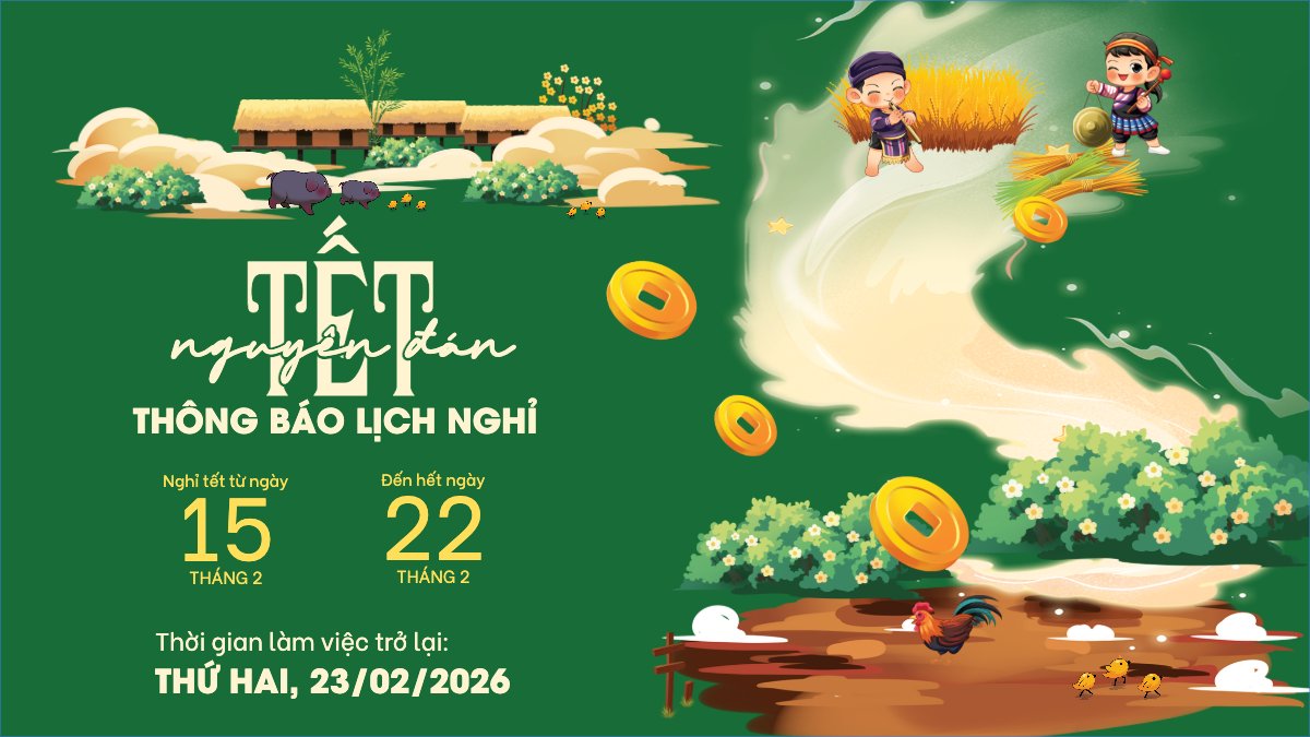 Thông báo nghỉ tết Nguyên Đán
