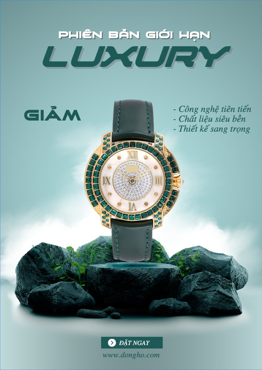 Mẫu Poster chuẩn Fashion, thời trang, quần áo, trang phục, clothes, outfit, đồng hồ, watch — LayerPic