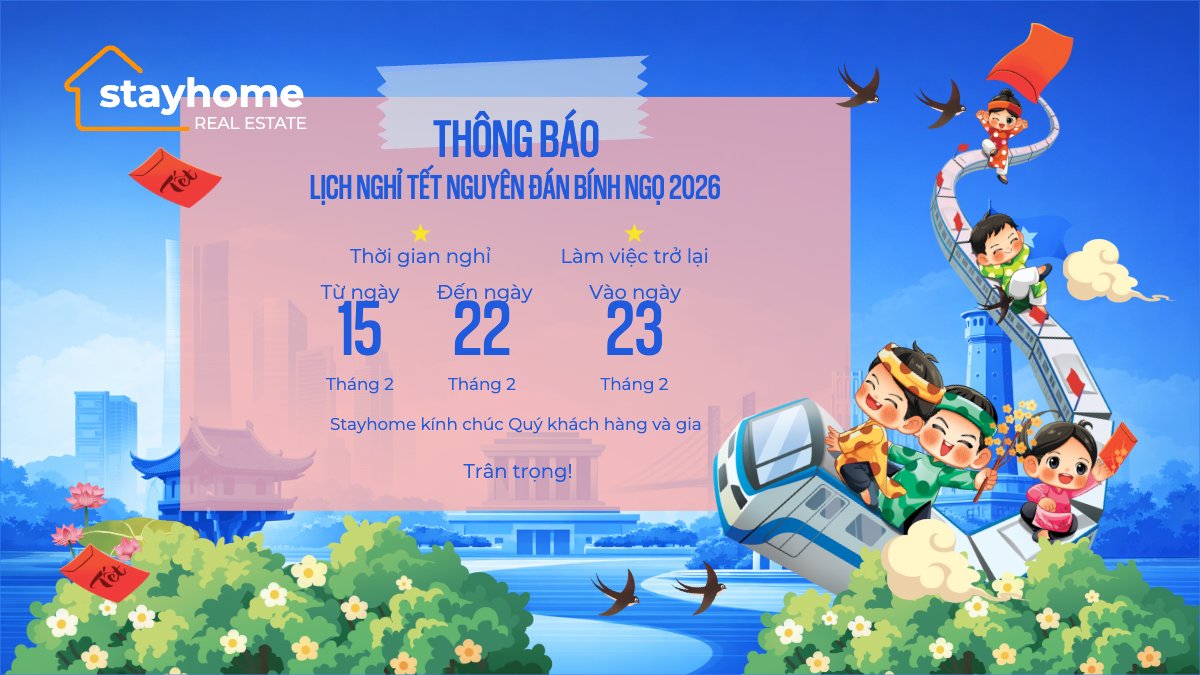 Thông báo lịch nghỉ tết nguyên đán Bính Ngọ 2026