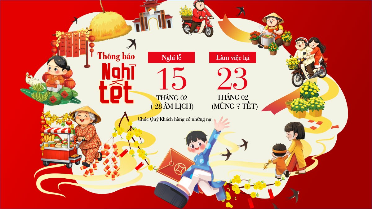 Thông báo nghỉ tết Nguyên Đán
