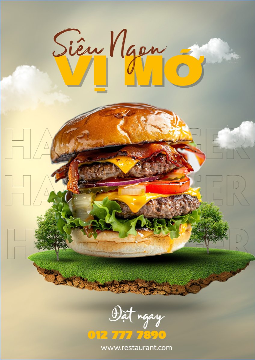 Đồ ăn, food, thực phẩm, ẩm thực, món ăn, F&B, nhà hàng, thức ăn, hamburger