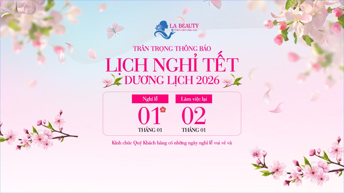 Thông báo lịch nghỉ Tết dương lịch 2026