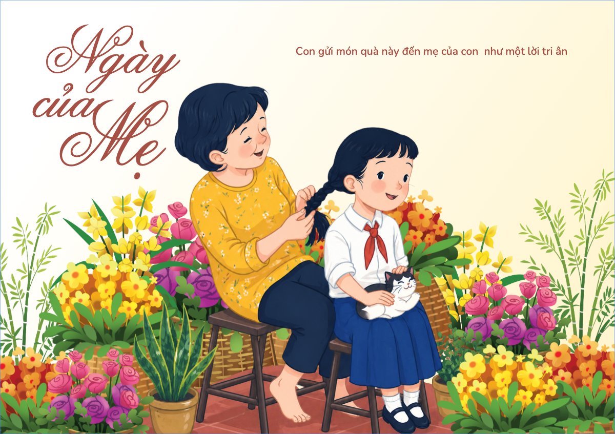 Mẫu Thiệp chúc mừng Ngày của Mẹ — LayerPic