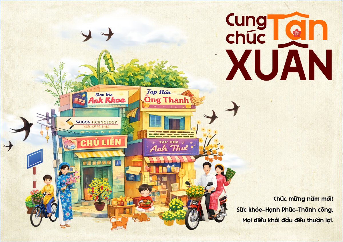 Mẫu Thiệp chúc mừng Cung chúc tân xuân — LayerPic