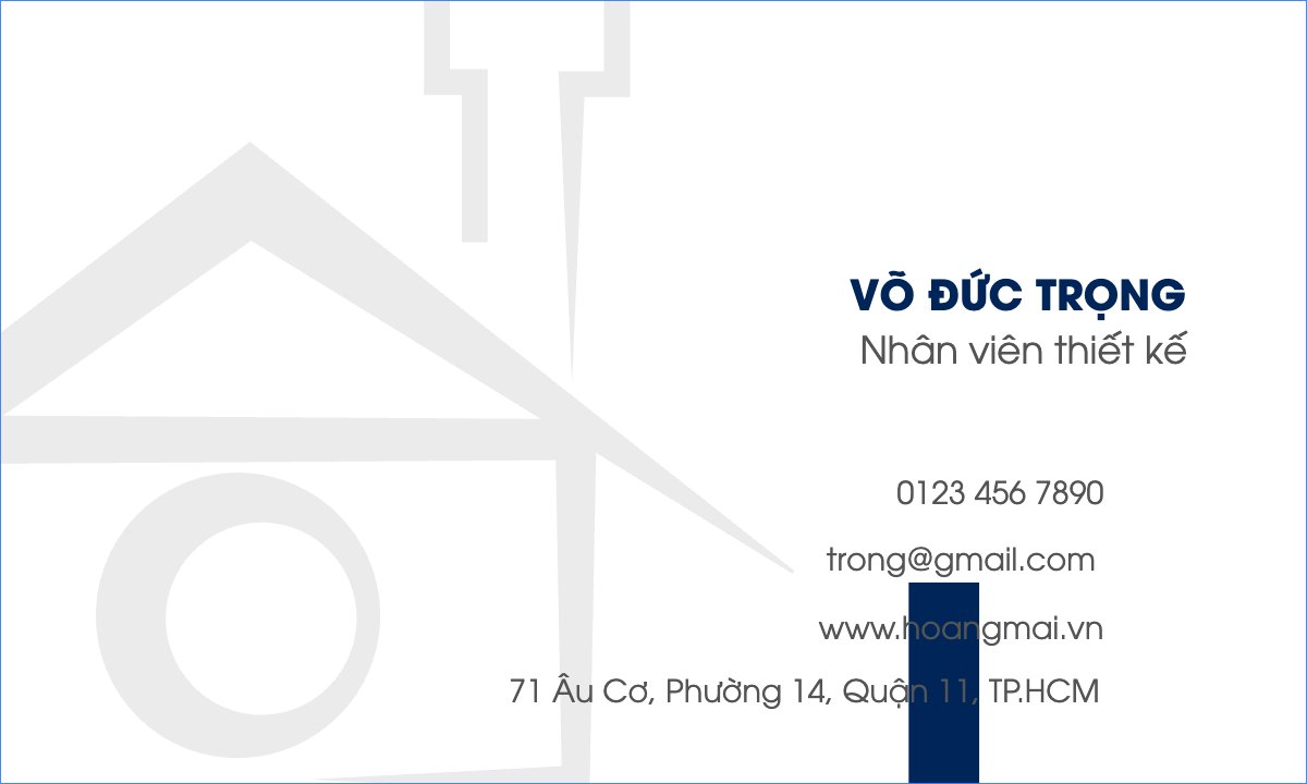 Mẫu Danh thiếp Xây dựng, build, nội thất, bất động sản, interior, real estate — LayerPic