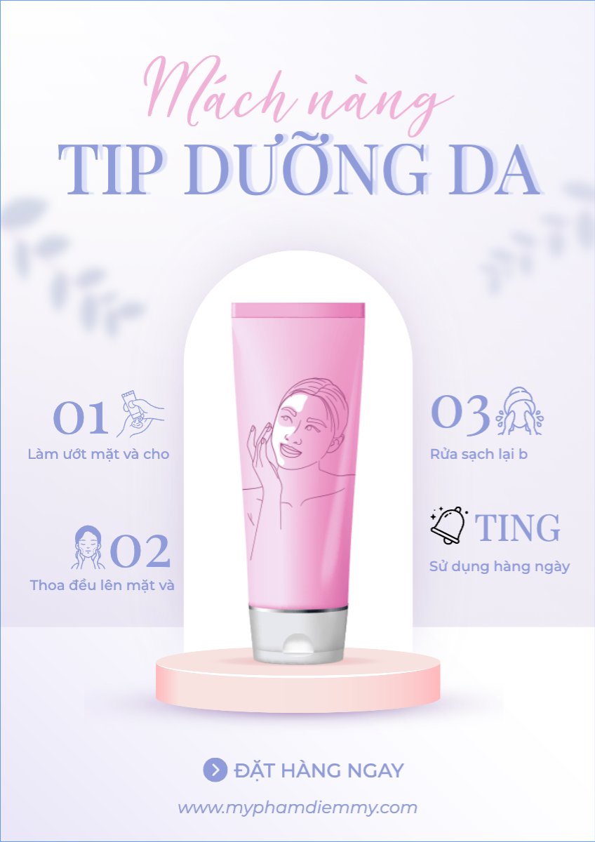 Mẫu Poster chuẩn Spa, beauty, làm đẹp, thẩm mỹ, mỹ phẩm, comestic — LayerPic