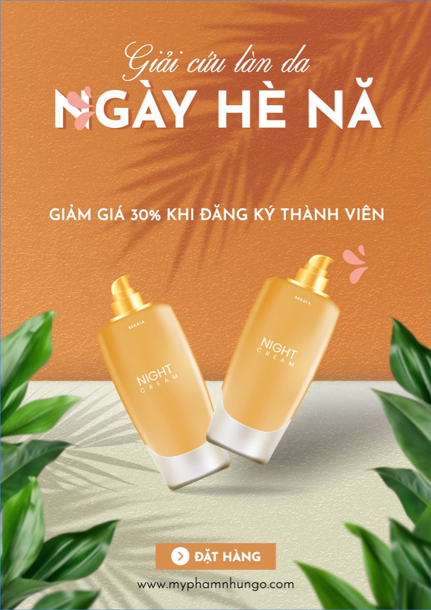 Mẫu Poster chuẩn Spa, beauty, làm đẹp, thẩm mỹ, mỹ phẩm, comestic — LayerPic